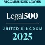 Legal 500 2025 Recommended Lawyer